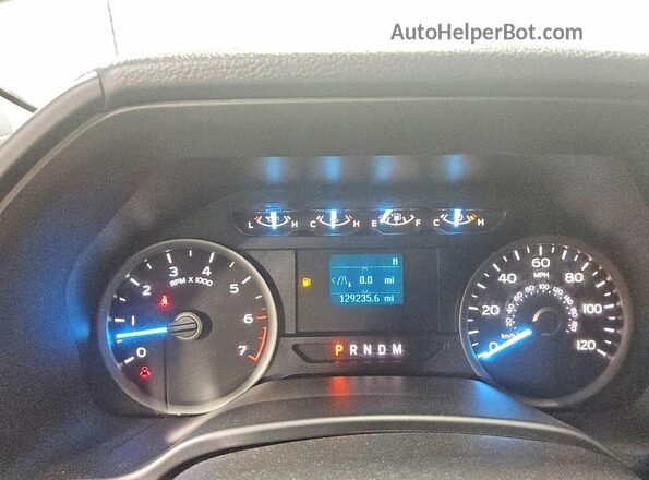 1FTEW1C42KFA82385 2019 FORD F150 Черный Вид щитка приборов