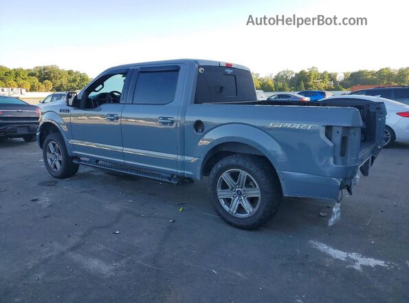 1FTEW1C44LKE33242 2020 FORD F150 Gray Trasero izquierdo