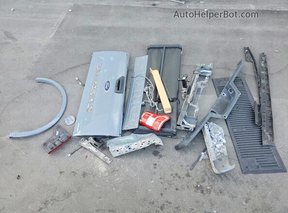 1FTEW1C44LKE33242 2020 FORD F150 Gray Vista del compartimento del motor