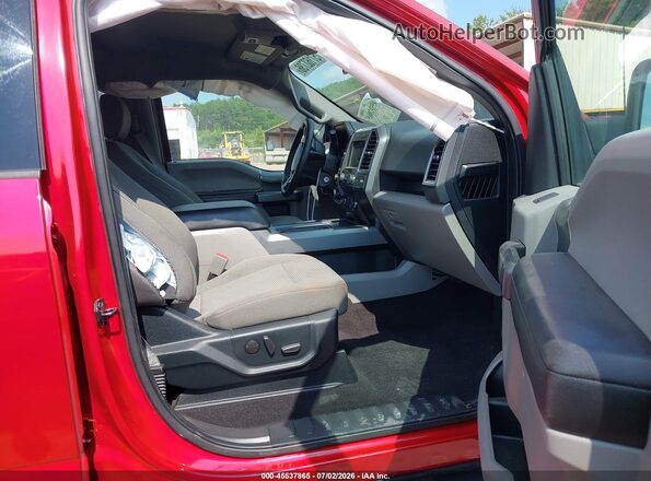 1FTEW1C47LKF56680 2020 FORD F150 Red Widok wnętrza z przodu