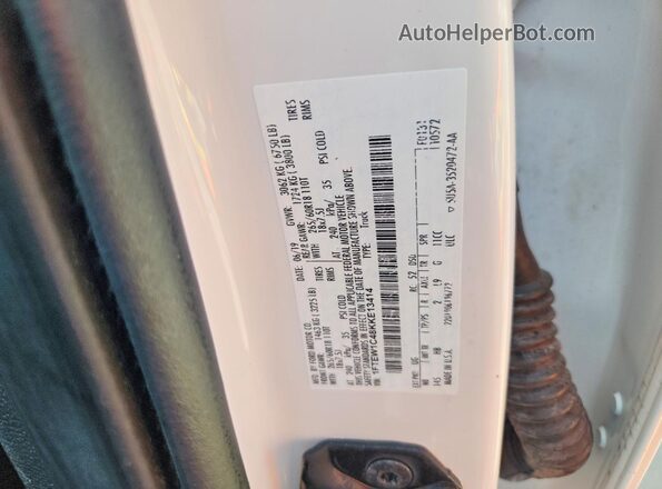 1FTEW1C48KKE13414 2019 FORD F150 White Engine compartment view