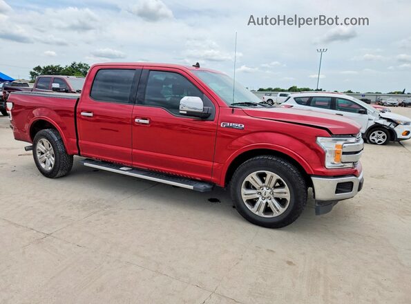1FTEW1C48LKE36581 2020 FORD F150 Red წინა მარჯვენა