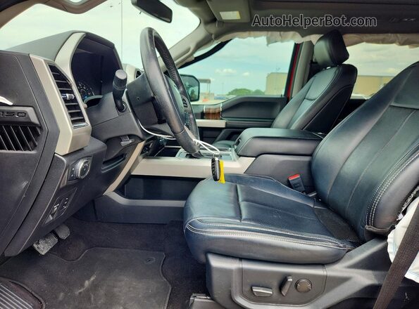 1FTEW1C48LKE36581 2020 FORD F150 Red წინა სალონის ხედი