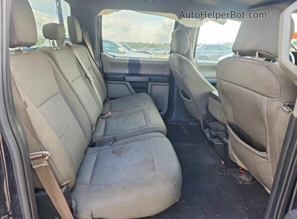 1FTEW1C49LFA41558 2020 FORD F150 Black Vista de los asientos traseros