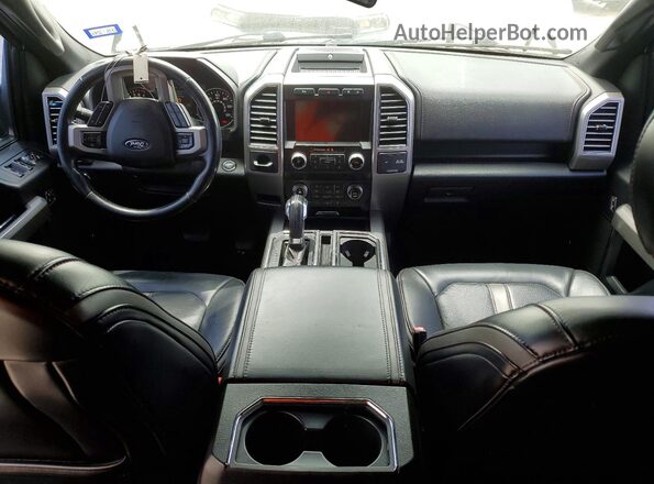 1FTEW1C49LFA51278 2020 FORD F150 Silver Առջևի վահանակի տեսք