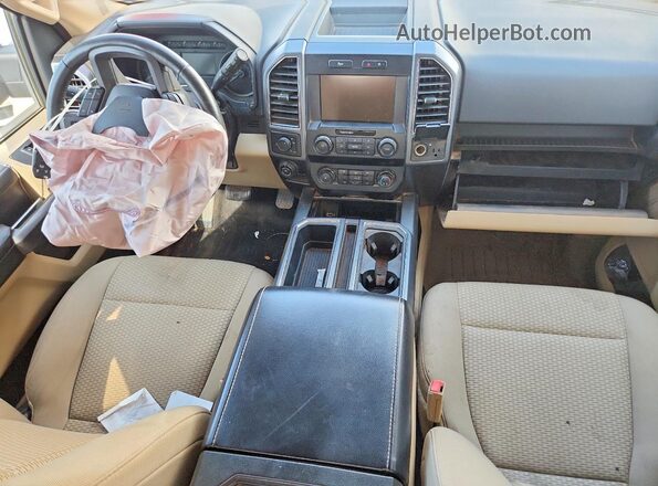 1FTEW1C50KFD52710 2019 FORD F150 Silver Вид панелі приладів
