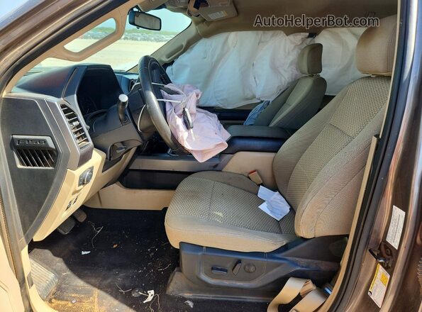 1FTEW1C50KFD52710 2019 FORD F150 Silver Вид салону спереду