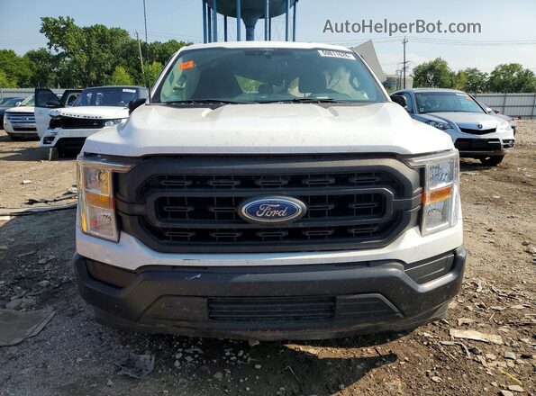 1FTEW1C50MKE55913 2021 FORD F150 White Widok z przodu