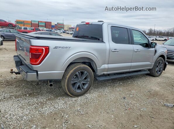 1FTEW1C50PFB83862 2023 FORD F150 Gray Հետևի աջ