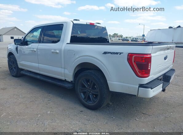 1FTEW1C50PFC27648 2023 FORD F150 White Trasero izquierdo