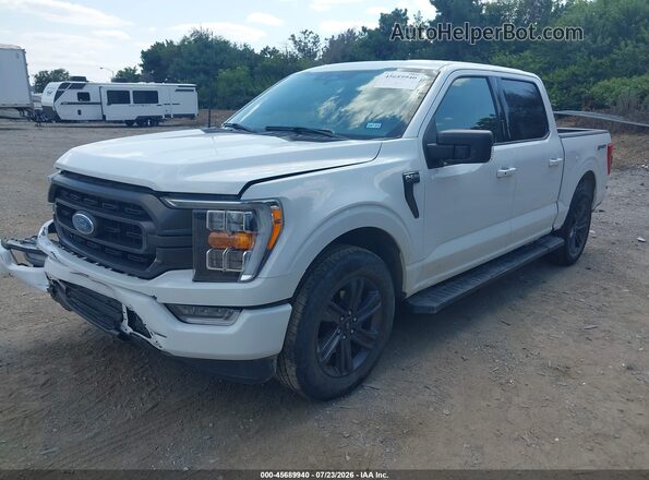 1FTEW1C50PFC27648 2023 FORD F150 White Vista tres cuartos delantera izquierda