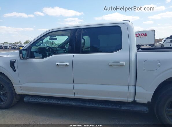 1FTEW1C50PFC27648 2023 FORD F150 White Vista interior de 360 grados