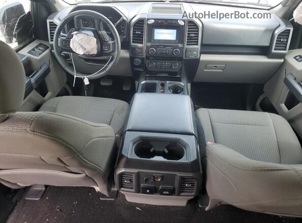 1FTEW1C51JFB39375 2018 FORD F150 White Вид панелі приладів