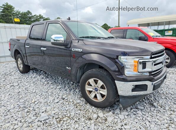 1FTEW1C51KFA64775 2019 FORD F150 Темно-бордовый Передняя правая четверть