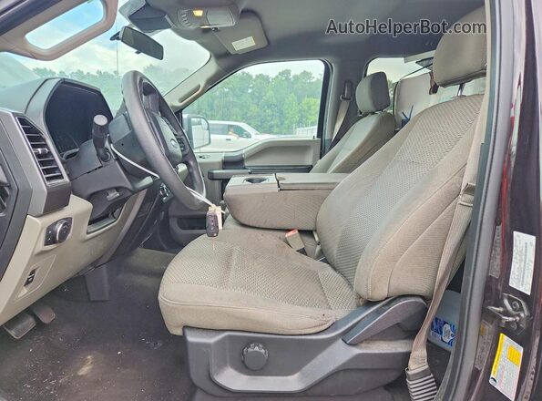 1FTEW1C51KFA64775 2019 FORD F150 Темно-бордовый Вид салона спереди