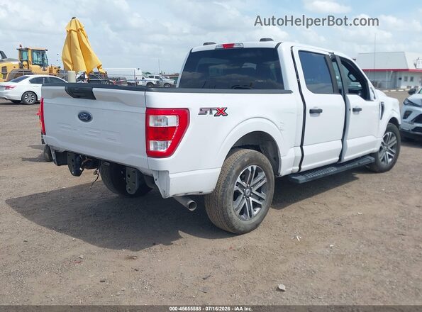 1FTEW1C51MKD15319 2021 FORD F150 White Rear right