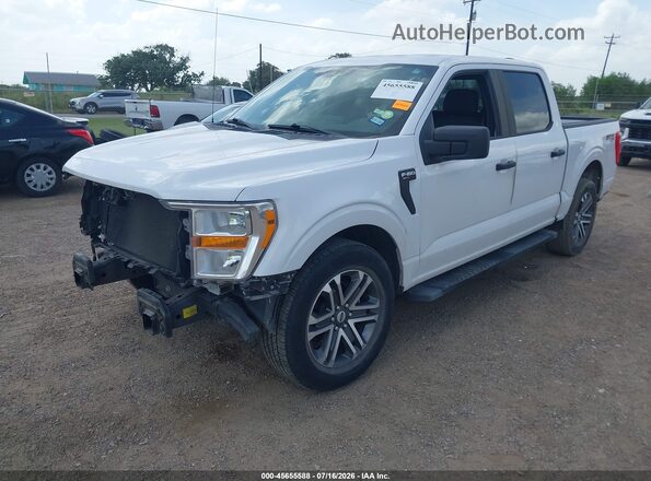 1FTEW1C51MKD15319 2021 FORD F150 White Front left