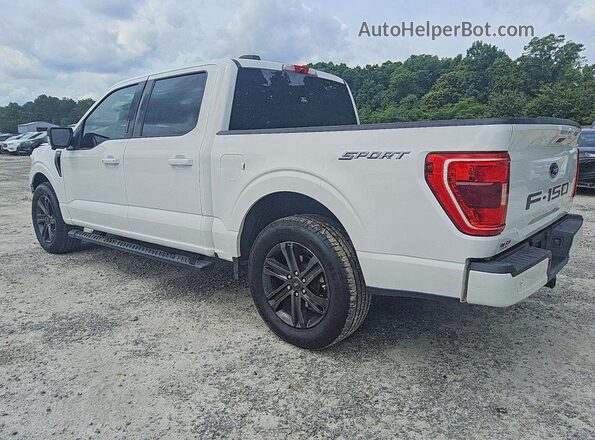1FTEW1C51MKF11874 2021 FORD F150 Белый Задняя левая четверть