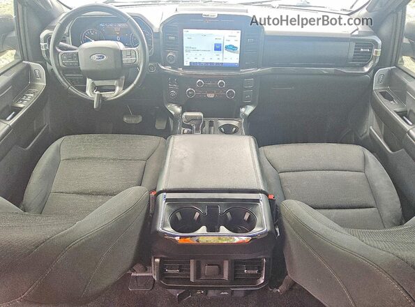 1FTEW1C51MKF11874 2021 FORD F150 Белый Вид панели приборов