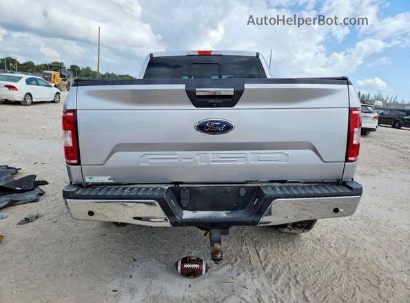 1FTEW1C52JFE59854 2018 FORD F150 Silver Вид ззаду