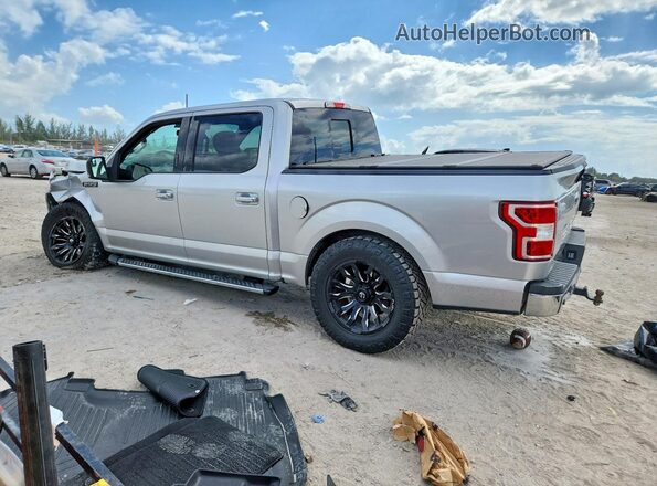 1FTEW1C52JFE59854 2018 FORD F150 Silver Задня ліва чверть