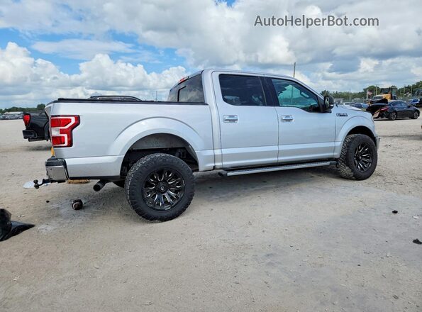 1FTEW1C52JFE59854 2018 FORD F150 Silver Задня права чверть