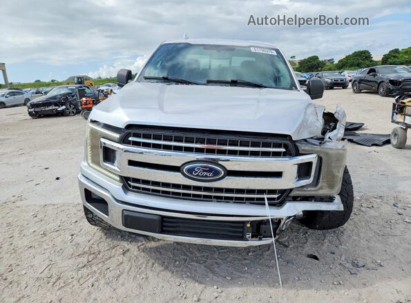 1FTEW1C52JFE59854 2018 FORD F150 Silver Вид спереду
