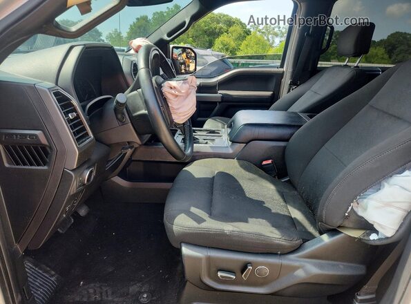 1FTEW1C52JKC63047 2018 FORD F150 Silver წინა სალონის ხედი