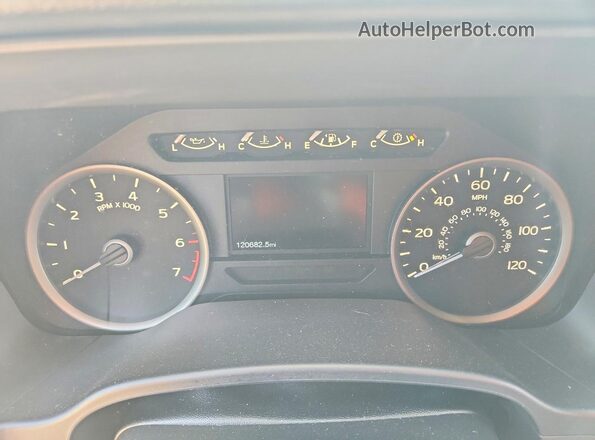 1FTEW1C52JKC63047 2018 FORD F150 Silver ხელსაწყოთა პანელის ხედი