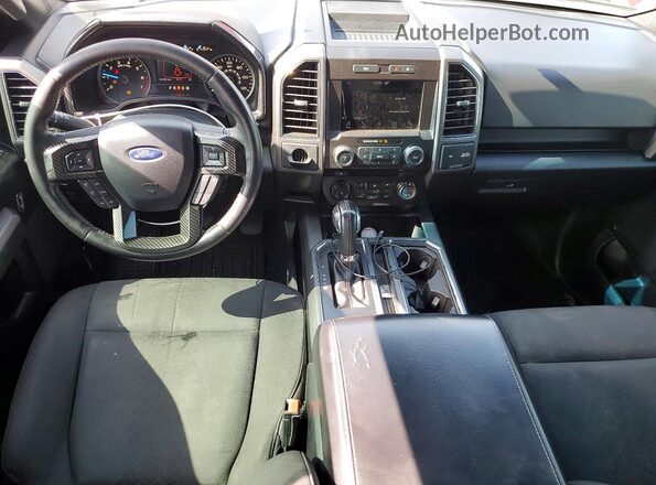 1FTEW1C52JKF39887 2018 FORD F150 Maroon Dashboard view