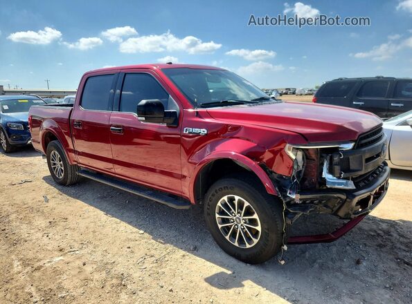 1FTEW1C52JKF39887 2018 FORD F150 Maroon Front right