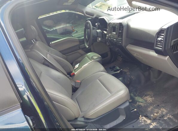 1FTEW1C52KFC88685 2019 FORD F150 Blue Вид салону спереду