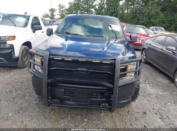 1FTEW1C52KFC88685 2019 FORD F150 Blue Вид щитка приладів