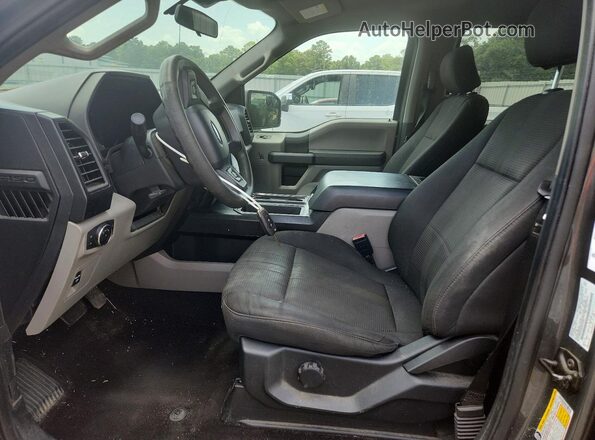 1FTEW1C52KKF10780 2019 FORD F150 Gray წინა სალონის ხედი