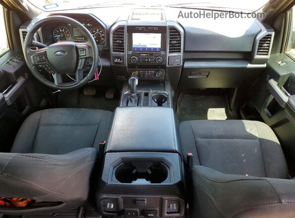 1FTEW1C52KKF26669 2019 FORD F150 Burgundy Dashboard view