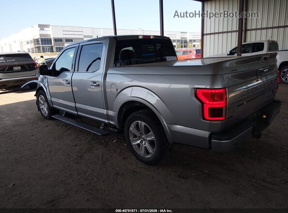 1FTEW1C52LFA33696 2020 FORD F150 Silver Rear left