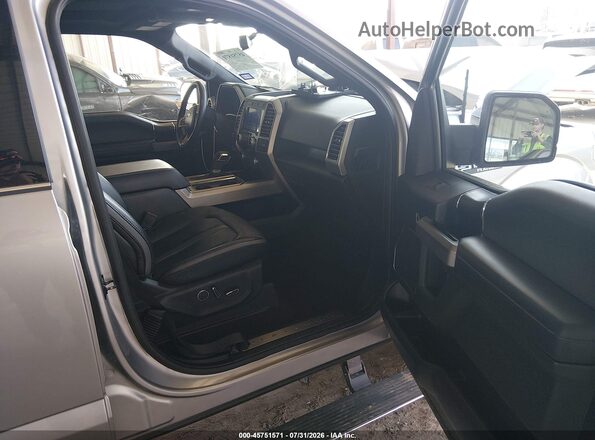 1FTEW1C52LFA33696 2020 FORD F150 Silver Front interior view