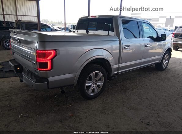 1FTEW1C52LFA33696 2020 FORD F150 Silver Rear right