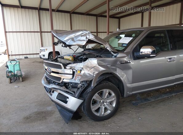 1FTEW1C52LFA33696 2020 FORD F150 Silver Front view