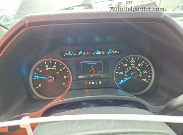 1FTEW1C52LKE07800 2020 FORD F150 Серый Вид щитка приборов