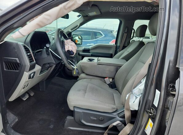 1FTEW1C52LKE07800 2020 FORD F150 Серый Вид салона спереди