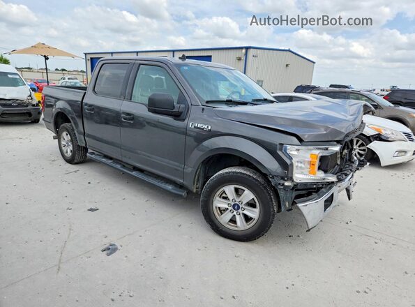 1FTEW1C52LKE07800 2020 FORD F150 Серый Передняя правая четверть