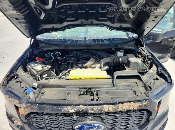1FTEW1C52PKF38909 2023 FORD F150 Black Սալոնի հետևի տեսք