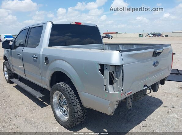 1FTEW1C53JKC21857 2018 FORD F150 Silver უკანა მარცხენა
