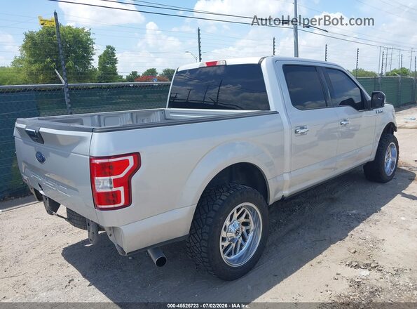 1FTEW1C53JKC21857 2018 FORD F150 Silver უკანა მარჯვენა
