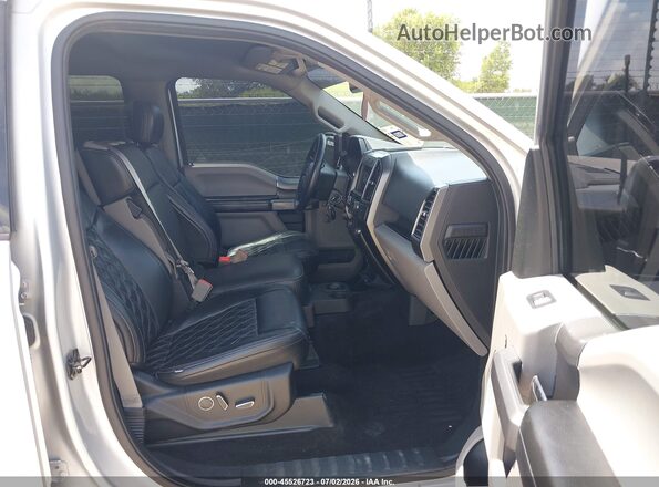 1FTEW1C53JKC21857 2018 FORD F150 Silver წინა სალონის ხედი