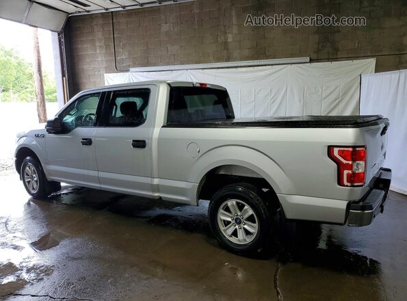 1FTEW1C53JKF31099 2018 FORD F150 Silver Trasero izquierdo