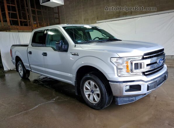 1FTEW1C53JKF31099 2018 FORD F150 Silver Delantero derecho
