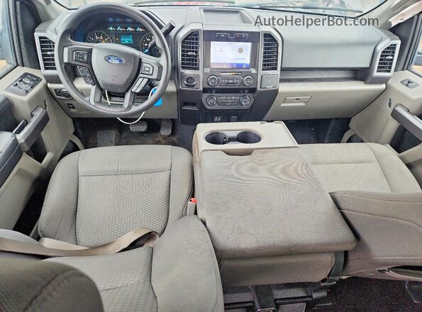 1FTEW1C53LKE08535 2020 FORD F150 Gray Вид панелі приладів