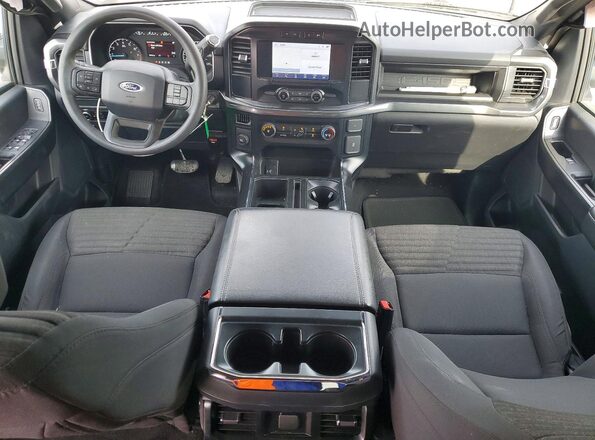 1FTEW1C53PKE72290 2023 FORD F150 White Առջևի վահանակի տեսք